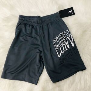 Converse Boys Youth‎ Athletic Shorts Color Gray Size Small 8-10 Years NWT